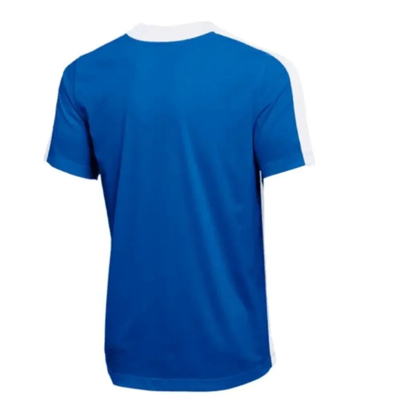 NEW Nike Team Vapor Select 1-Button Jersey Short Sleeve Royal Blue White Mens L - Picture 3 of 8